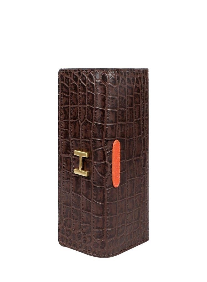 هاي ديزاين حقيبة نسائية من هايدساين، طراز EE HARPER WI RF، لون بني متوسط، ثلاثية الطي - Image 5